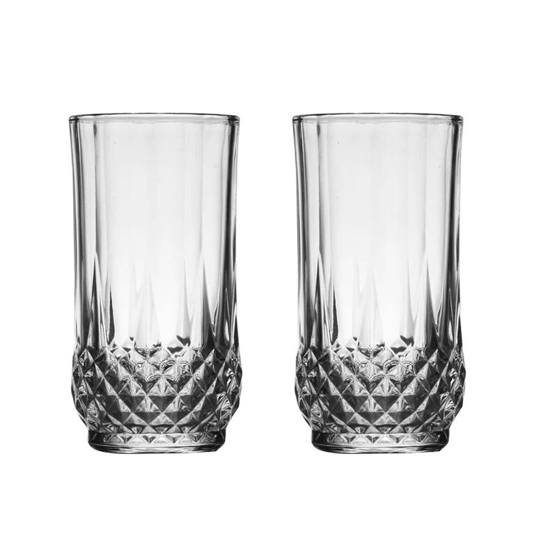 7.8oz/10.2oz/10.8oz/12.9oz Multiple Capacity Wine Glasses Diamond Relief Wine Cup Party Ins Style Cold Drink Cup Cocktail Glass
