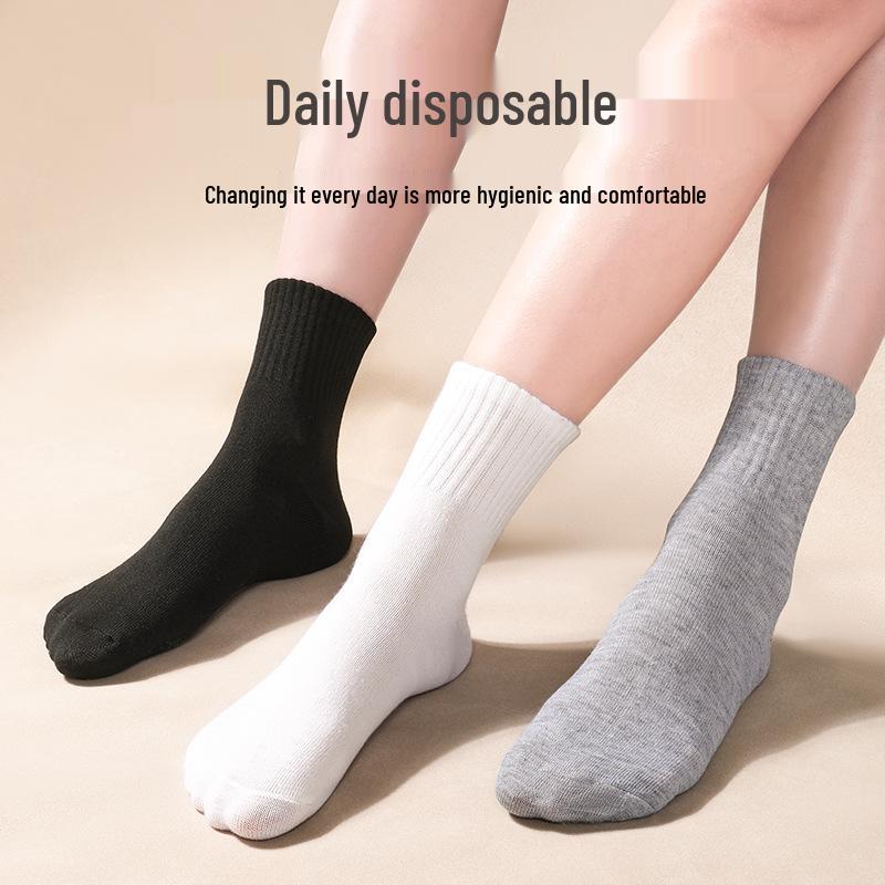 Unisex Disposable Travel Compression Socks - Sweat-Absorbing, Thin, and Portable, Ideal for Outdoor Activities and Business Trips.