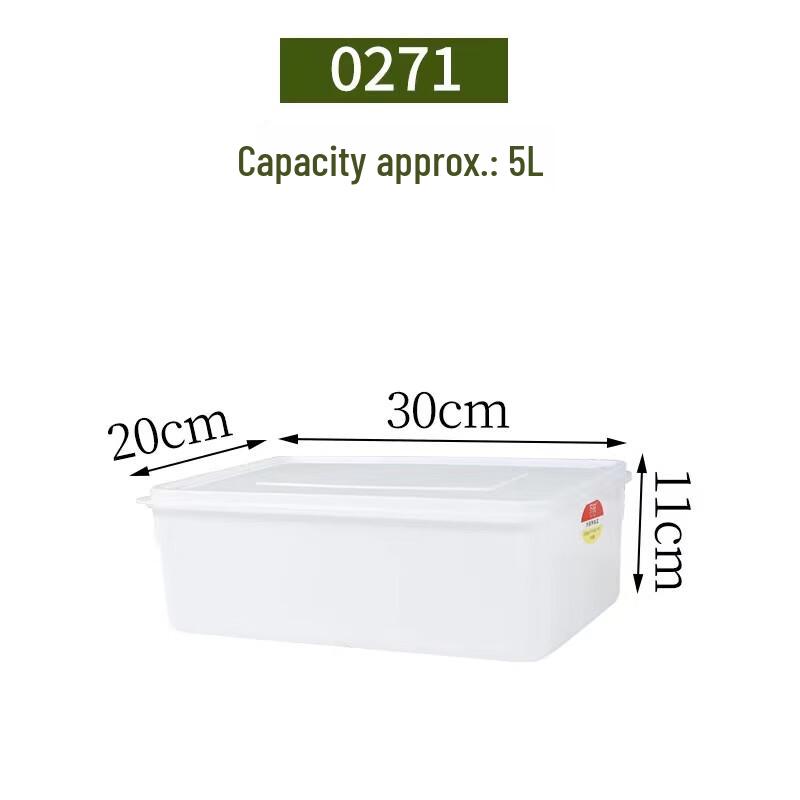 Ally Rectangular Plastic Food Storage Box