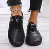Fashion Women Comfortable Sneakers Trend Fashion Lace Up Anti-slip Designer Shoes for Women Outdoor Sneakers Women New Zapatos De Mujer
