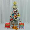 White Christmas Tree Set with 1m, 1.5m, 1.8m Trees - Snow-Decorated Holiday Decor for Home