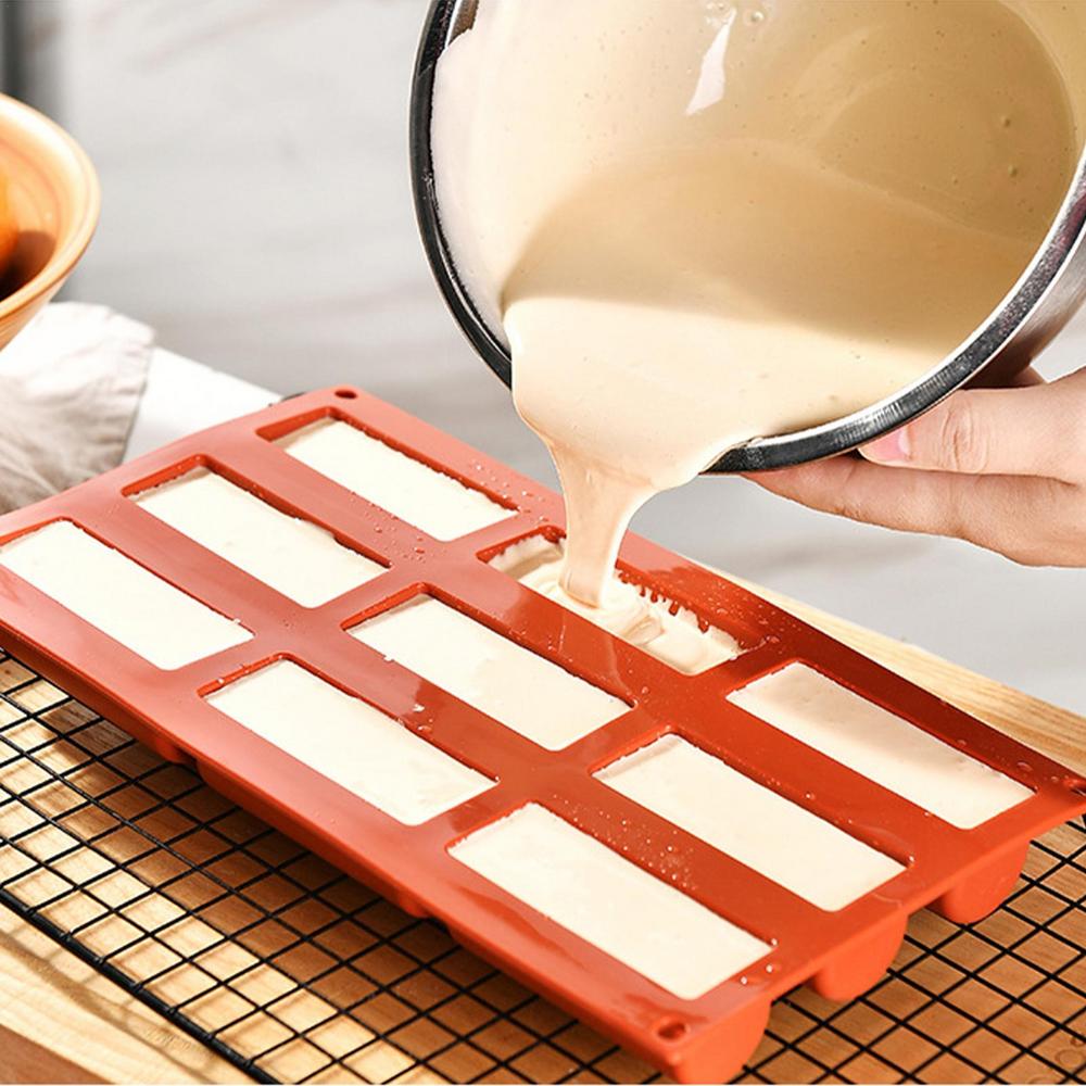 Silikonowe Formy do Ciasta Do Pieczenia Kształty 9 Komór Formy do Czekolady Nadziewanej I Akcesoria Gruba Gruba Forma do Czekolady Do