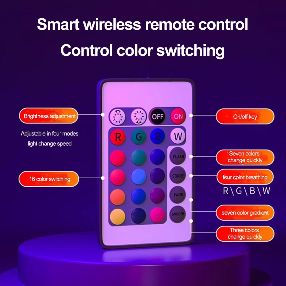 Smart LED Bulb 9W, Control with Remote, RGB 16 Million Colors Changing Light, Works for Bedroom, Party, Decor