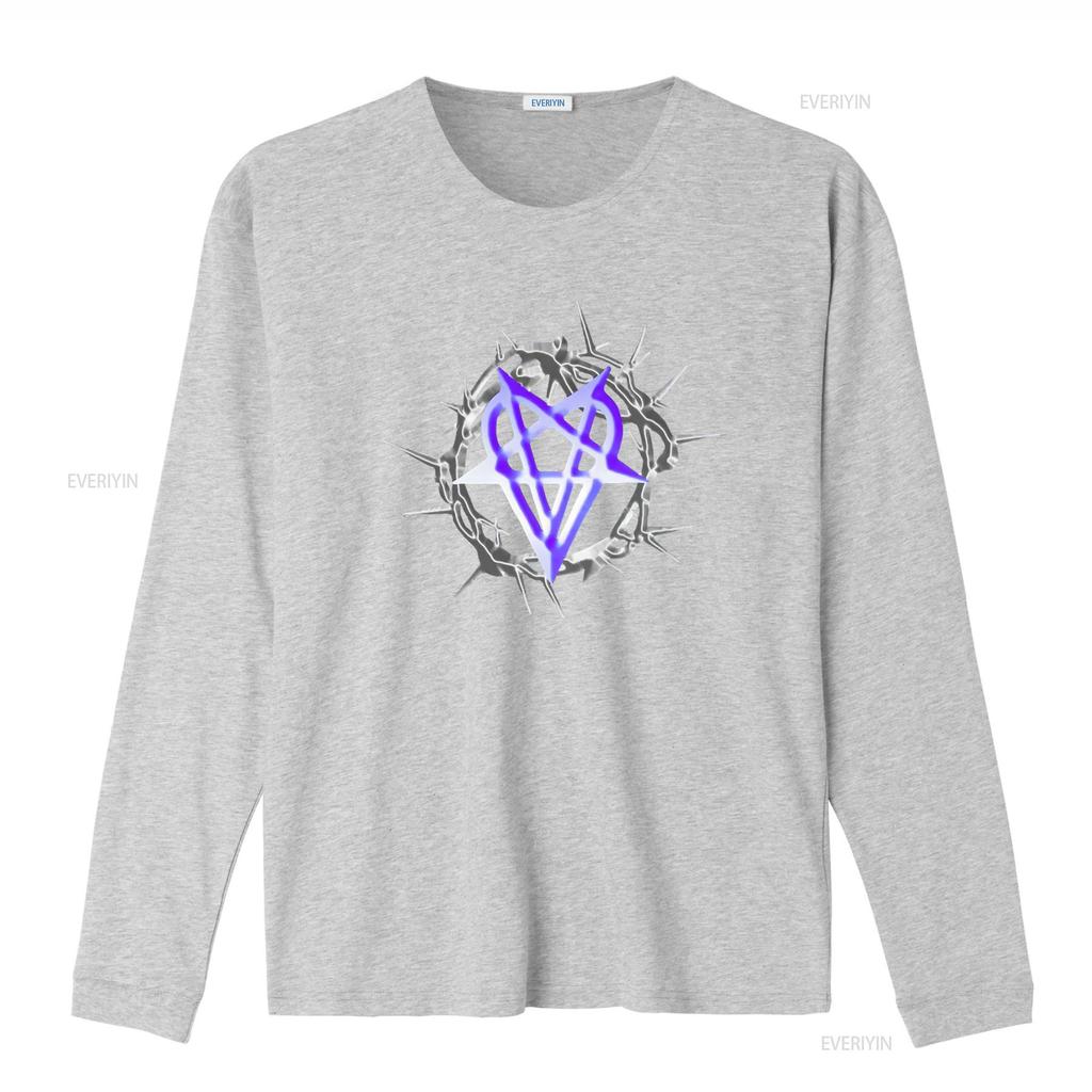 Destroy Lone Band Gothic Heartagram Print Opium Style T Shirt Fashion vintage Washed Stretched fashion streetwear Comfortable