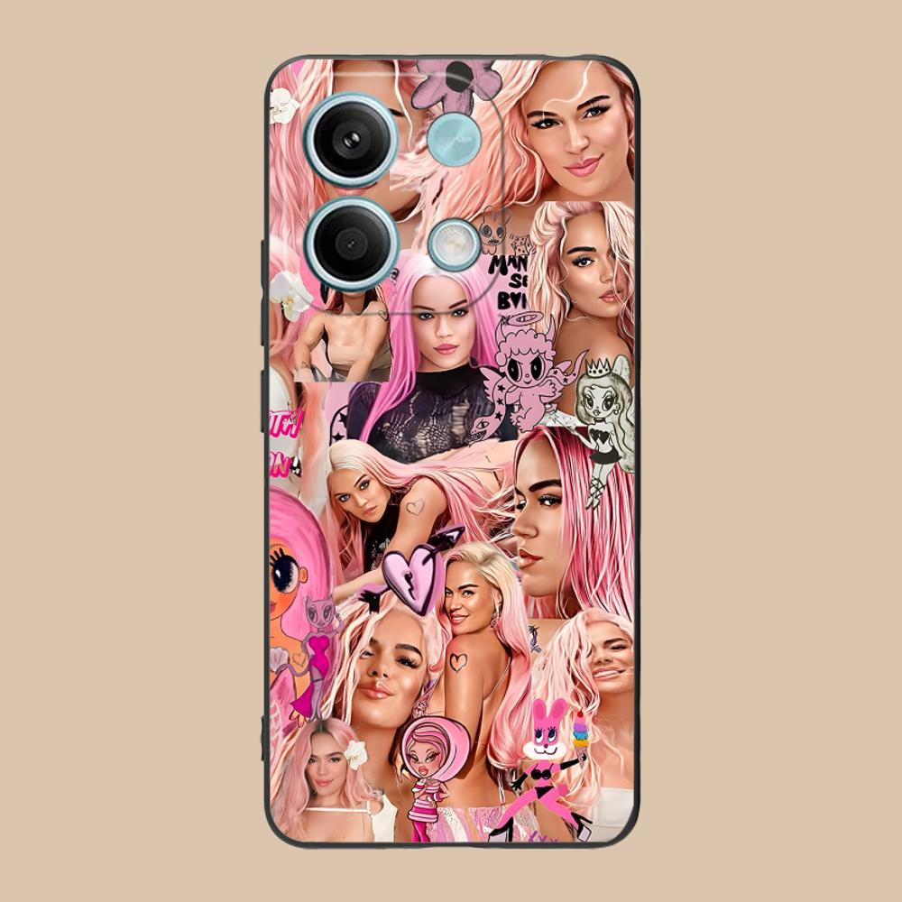 Modische Karol G Handyhülle für Xiaomi 15 14 13 12 Mi 11 T Ultra Lite Pro S X 5G Farbdruck Hülle Luxus Handys
