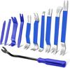 Stainless Steel and Plastic Car Door Panel Pry Tool Set - 6/7/11 Pieces