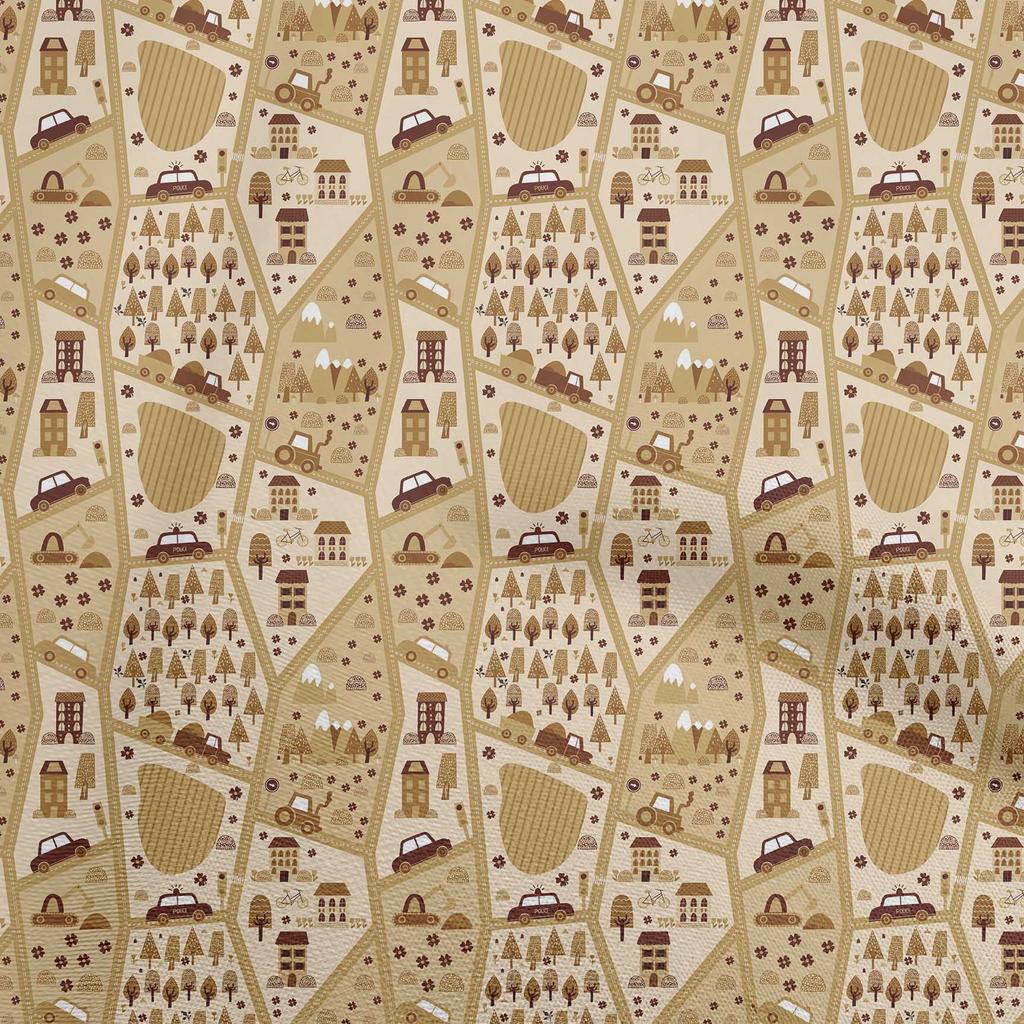 oneOone Cotton Flex Forest Green Fabric Travel Sewing Craft Projects Fabric Prints By Yard 40 Inch
