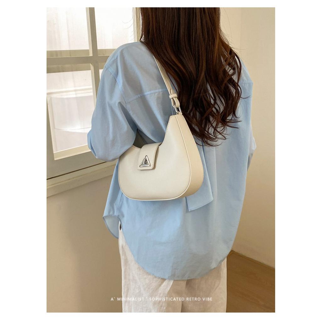 Shoulder Bag Women PU Minimalist Underarm Daily Commute