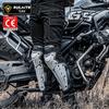 Motorcykelknä- och armbågsskydd för män och kvinnor - Andningsbart sommarskydd för körning och touring