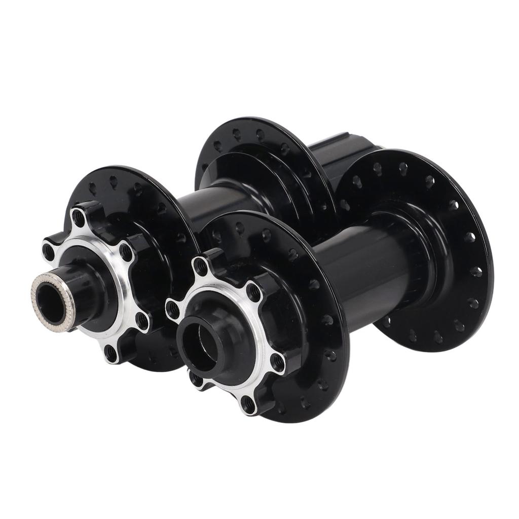 2pcs Bicycle Hubs Black Aluminium Alloy 32 Holes Front Rear Bike Disc Hubs 4 Bearing for Mountain