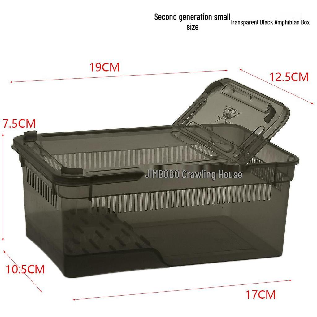 2nd Gen Reptile Breeding Box for Spiders, Frogs, Snails, Silkworms, Geckos, Snakes, and Turtles
