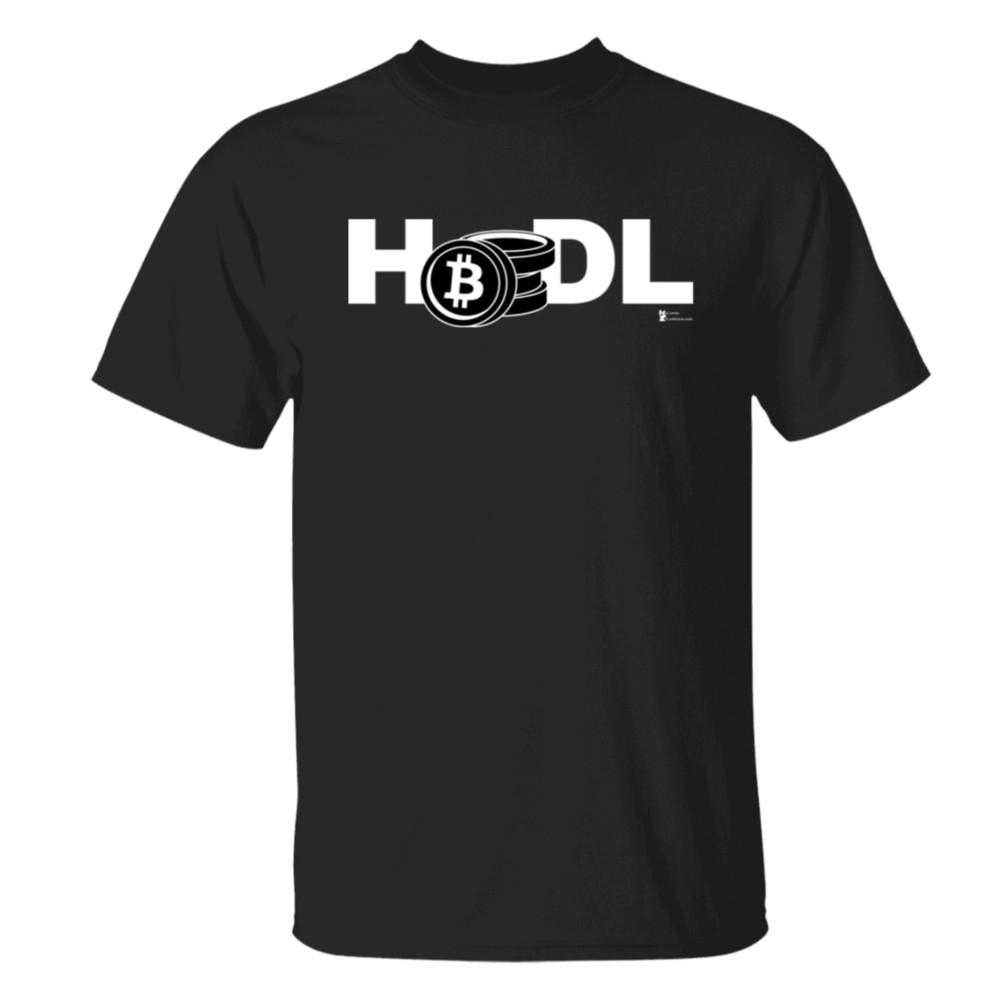 Bitcoin BTC Крипто Криптовалюта Альткоин HODL Черная футболка UPC51 Унисекс Футболка XL