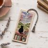 Cross Stitch Bookmark DIY Kit for Adults Beginners, Seasonal Cat Handmade Embroidery Kit, Gifts Lovers, Readers Reading Accessory