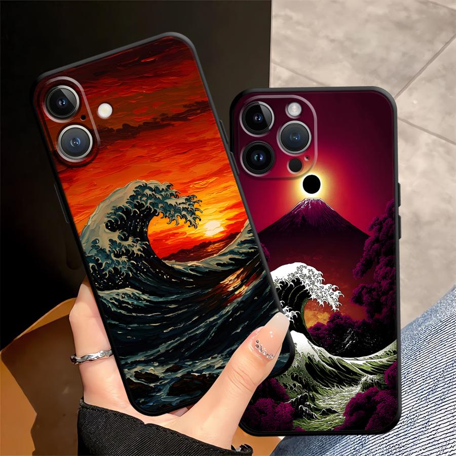 Funda Phone Cover Case for Apple iPhone 17 Pro Max 13 XR XS MAX 11 14 12 Air 16 15 Pro 7 8 Sunset Scenery