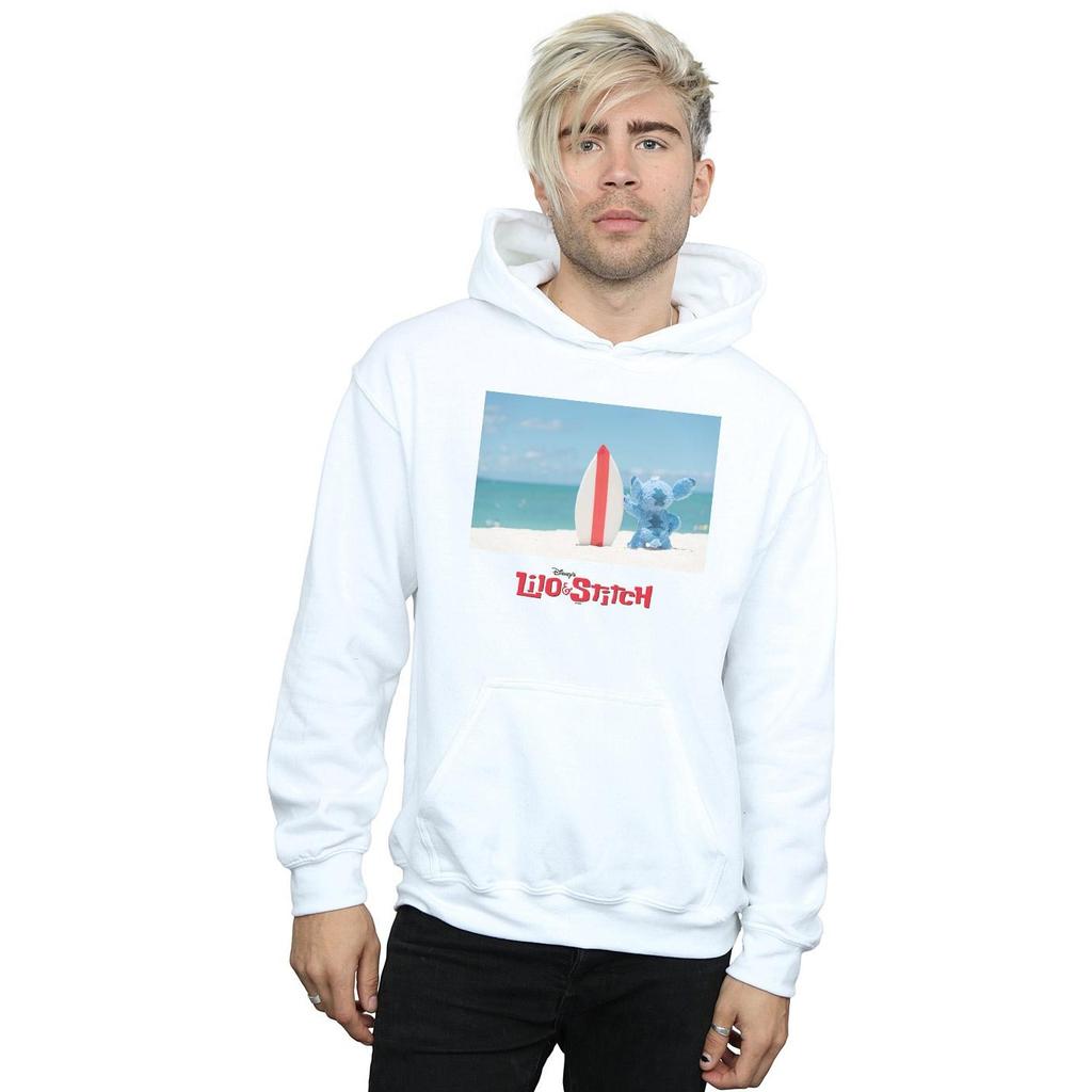 Disney Mens Lilo And Stitch Surf Beach Hoodie