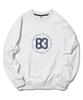 PAPERBOY Beginning 83 Sweatshirt - White Melange
