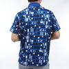 Ping Apparel Men's Short Sleeve Polo Shirt (USA Pattern Jacquard) / Golf / 621-4160313 110_Blue S