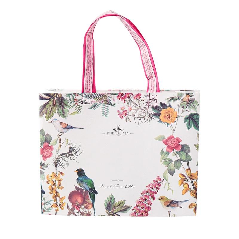 1PC skládací vodotěsná eko taška na potraviny Opakovaně použitelná nákupní taška z netkané textilie Velká kapacita