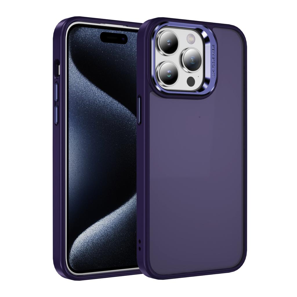 Für iPhone15 Pro Hülle mit Hautgefühl, hautfreundliche Haptik, ultradünn, Anti-Fingerabdruck, vollständig umwickelte Kanten. für Apple Handyhülle