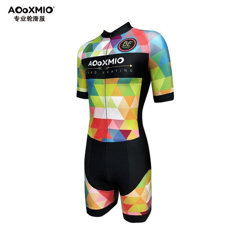 Kids Adult Cycling Roller Skating Speed Suit Quick-Dry Stretch Breathable Sportswear Unisex