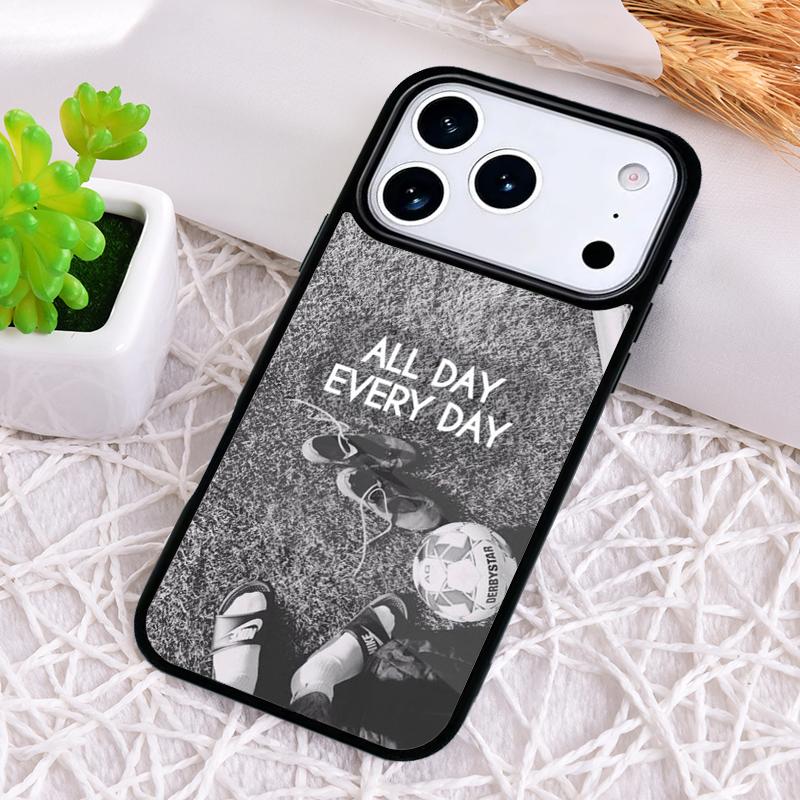 Football Soccer Ball print Phone Case for iPhone 17 Air 16 15 11 12 14 13 Pro Max Shockproof Cover