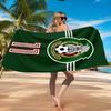 Mexiko Fußballnationalmannschaft Emblem Gedrucktes Mikrofaser-Strandtuch, Weich Und Saugfähig, Schnelltrocknend, Ideal für Sommerreisen, Strand-Essential, Schwimmbad