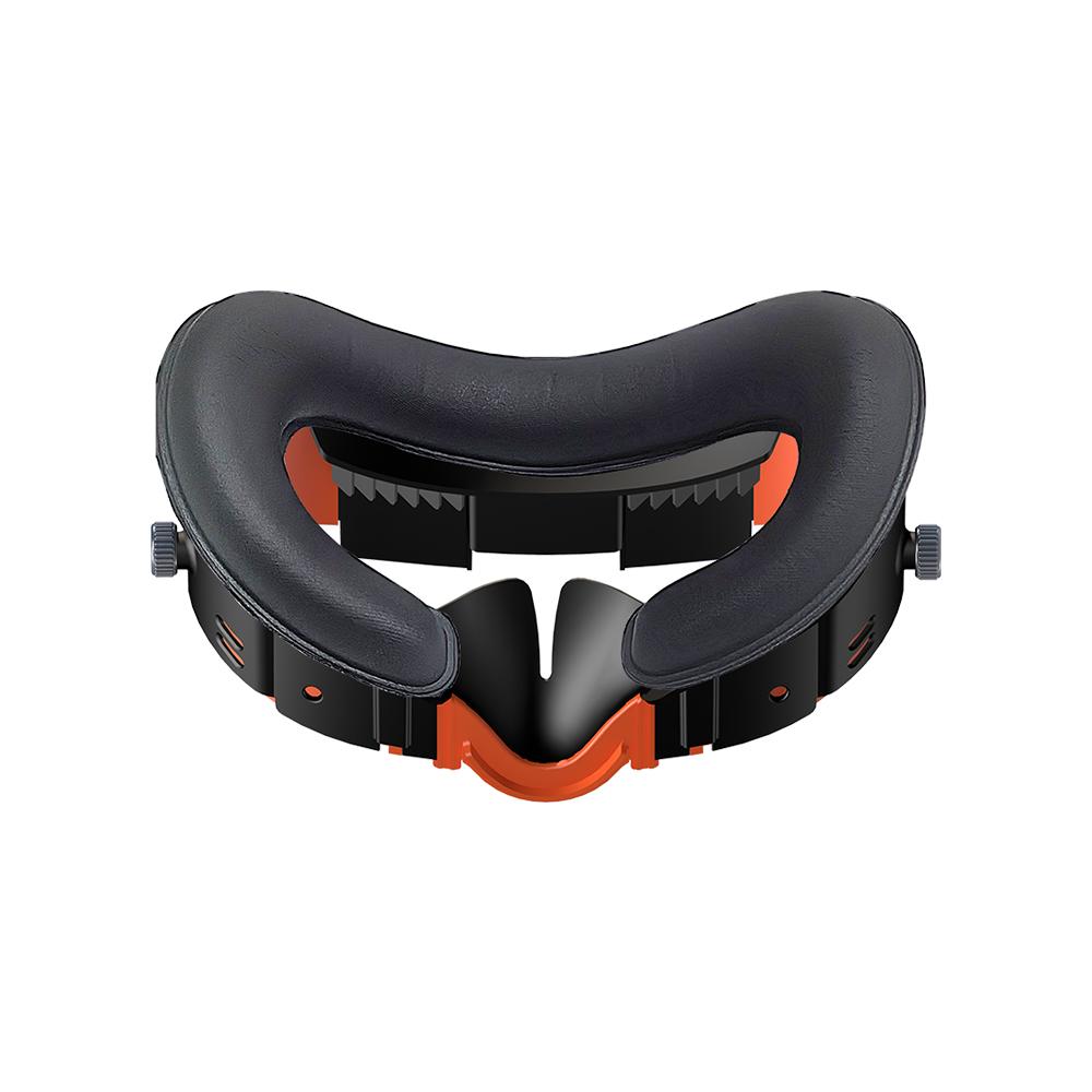 

Регулируемый сменный кронштейн из искусственной кожи для лица для Meta Quest 3, удобный интерфейс и подушка для лица, аксессуары VR оранжевый