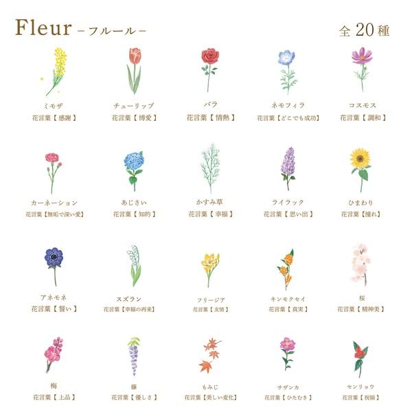 Tanaka Chopstick Shop Fleur Chopsticks 23cm Lily of the Valley of Dishwasher Easy to Wooden Made in Natural Cute Easy to Kitchen Design, "Return