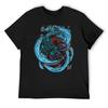 Water Dragon T-Shirt Football T Shirt Clothing Aesthetic Clothing Men Clothing
