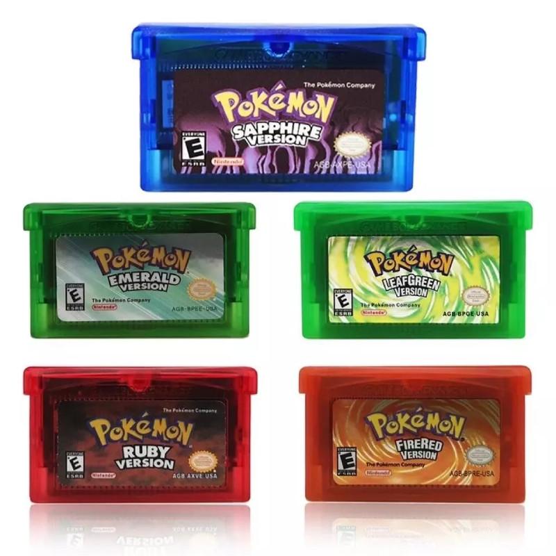 Nostalgic Ndsl Gbm Gbasp Gba Game Cartridge Collection With Legendary Pokmon Designs