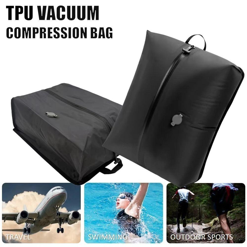 Reusable Vacuum Bags for Travel Waterproof Folding Travel Compression Bag Space Saver Dustproof Vacuum Compression Bag