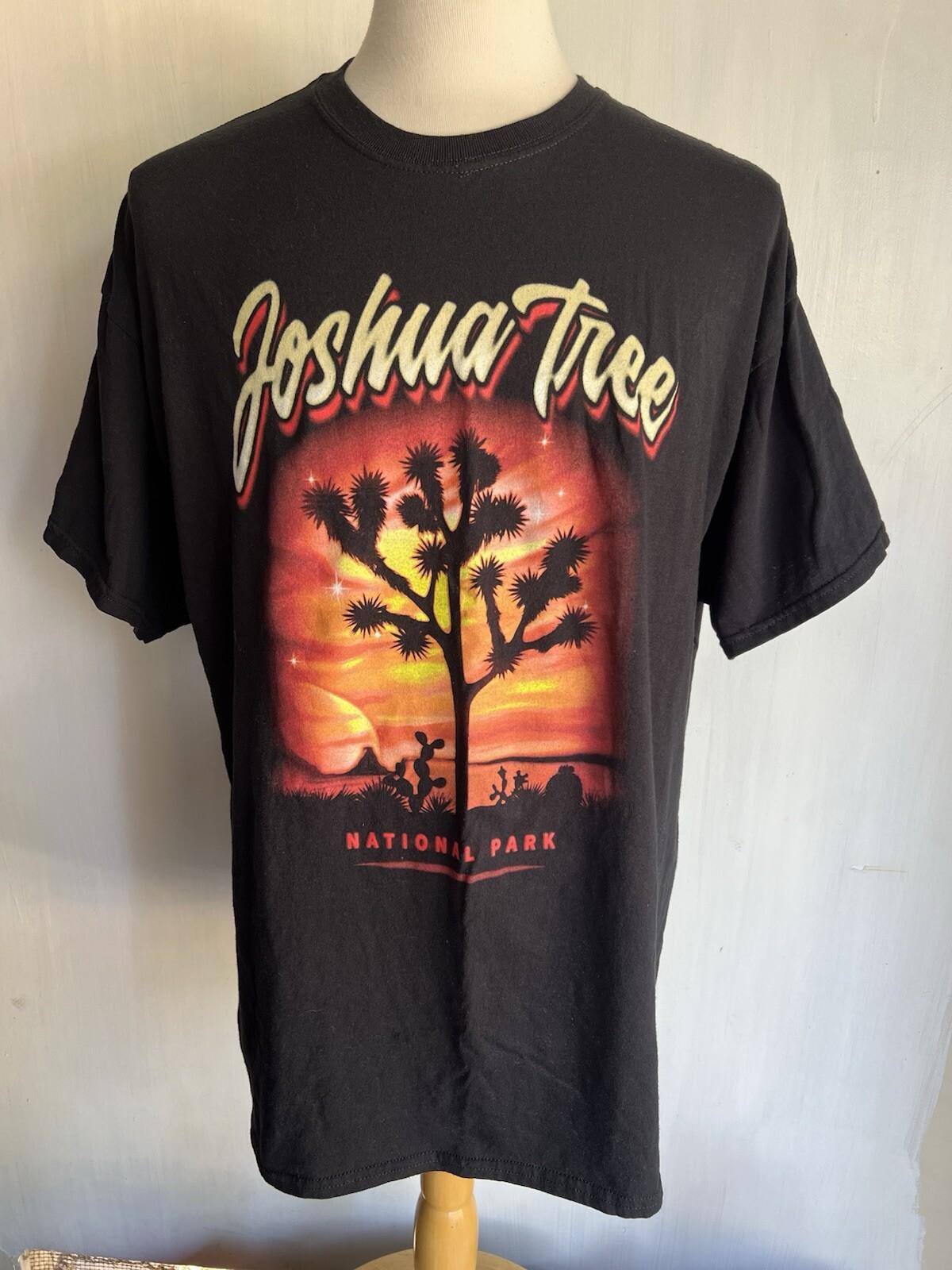 JOSHUA TREE NATIONAL PARK Official Men California Desert U2 T-shirt Size 3XL S