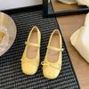 Ballet Single Shoe Girl 2025 New Summer Korean Version French Retro Gentle Fairy Casual Flat Mary Jane Shoes