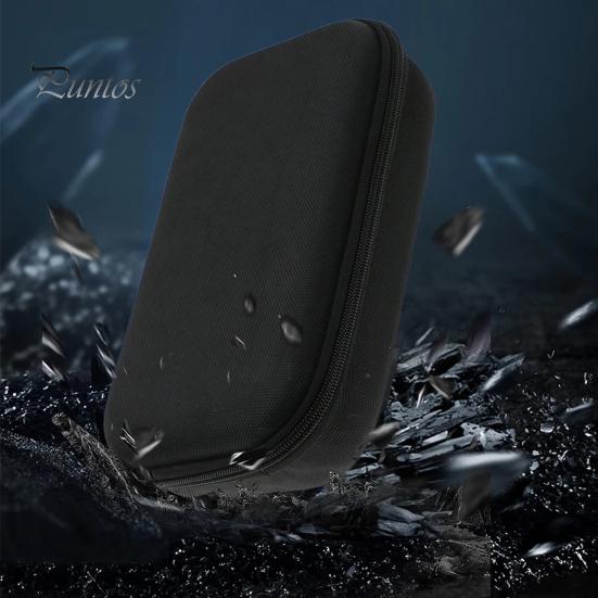 

Жесткий дорожный футляр из ЭВА с сетчатым карманом на молнии, противоударный, устойчивый к царапинам, чехол для хранения контроллера для GameSir G8 Galileo чёрный