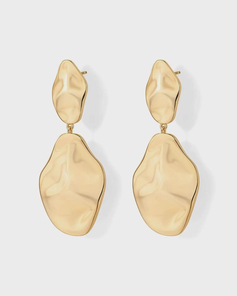High-End French Style Irregular Earrings for Women - Elegant and Versatile