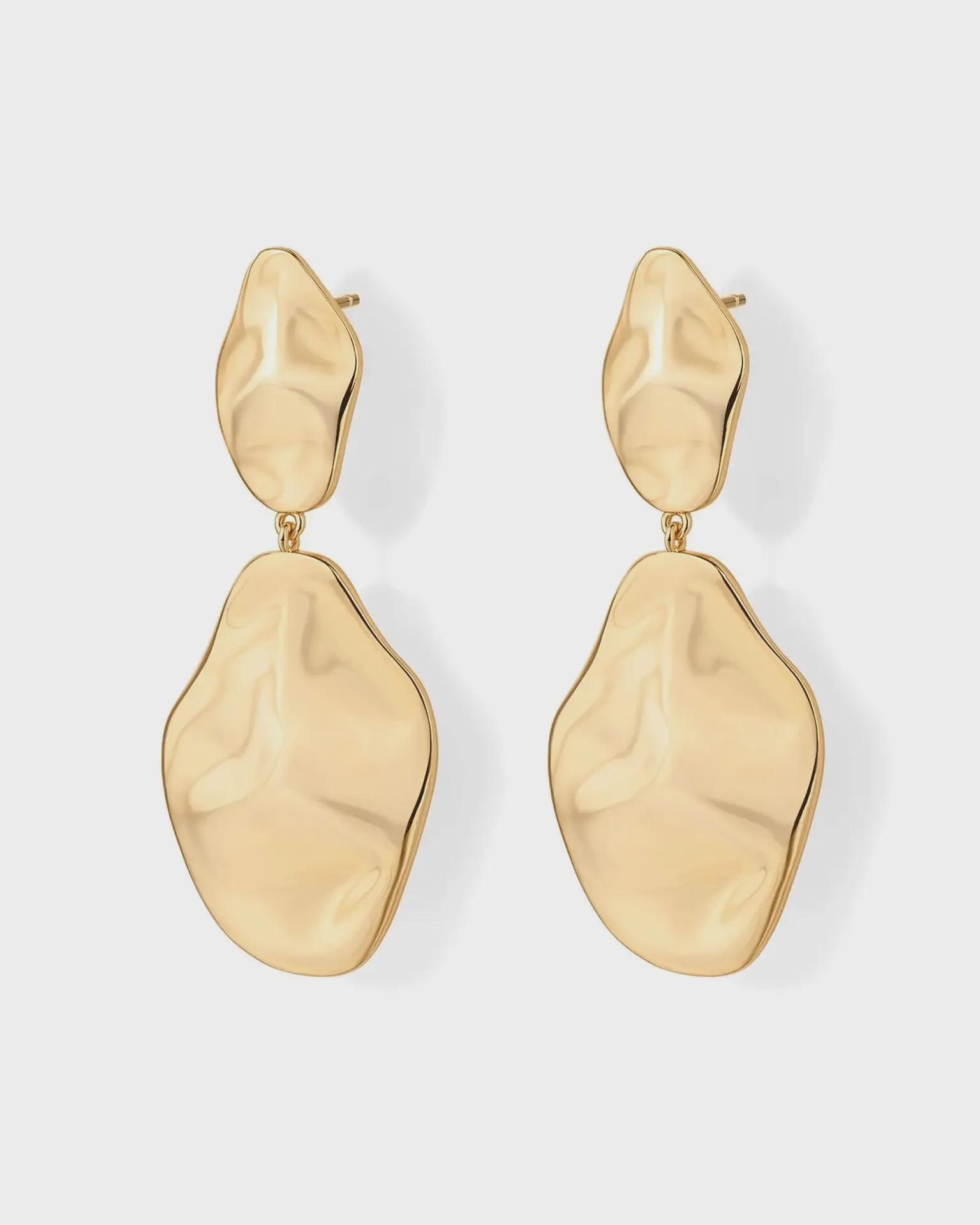 

Высококачественные нестандартные серьги во французском стиле для женщин — элегантные и универсальные золотой