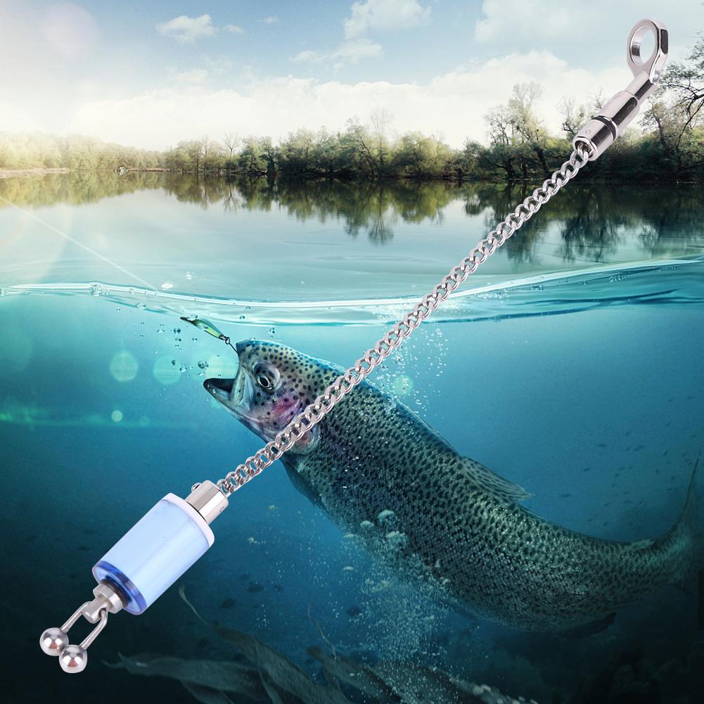 Carp Fishing Alarm Wiggler Portable Sling Chain Bite Wiggler Outdoor Tools Stainless Steel Anti-corrosion Accessories