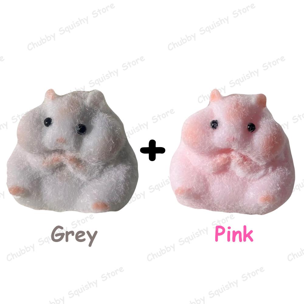 Hamster Taba Squishy Silikon Flauschig Niedlicher Hamster Tier Squishy Spielzeug hi Spielzeug Getigert Anti Stress Abbau Hand Entspannung Geschenk