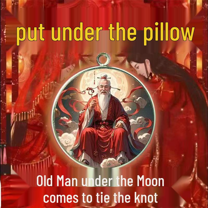 30mm Single-Sided Pendant: Good Luck Charm for Continuous Blessings, Wear for Auspicious Prayers.