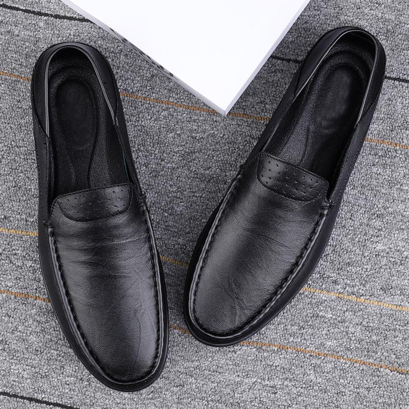 Fashion Summer Breathable Men's Loafers Fashion Casual Male Flats Classic Slip On Men shoes Light Comfy Business Mens Driving Mocassins
