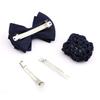 Nurse Stewardess Hair Accessories Bowknot Stripe Net Bun Hair Cover Women Barrette Net Bun Crochet Net Bun Snood