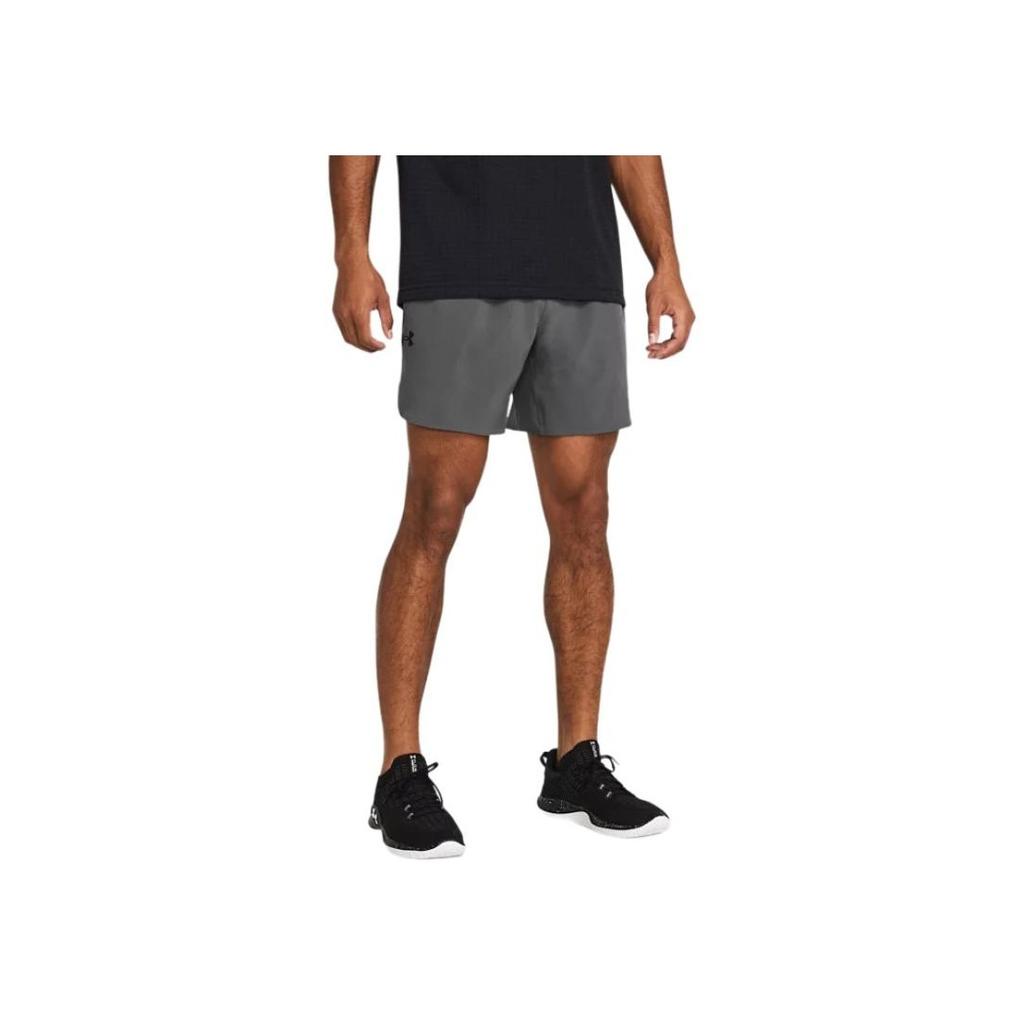 Under Armour UA Peak Logo Print Lace-Up Mid-Rise Casual Shorts Men Shorts Dark-Gray 1376782-025
