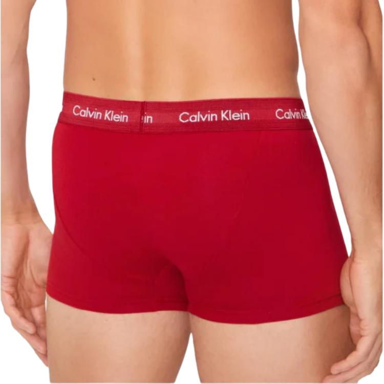Calvin Klein Logo Low Rise Boxer Briefs 3er Pack Herrenunterwäsche 000NB3055A-QYP