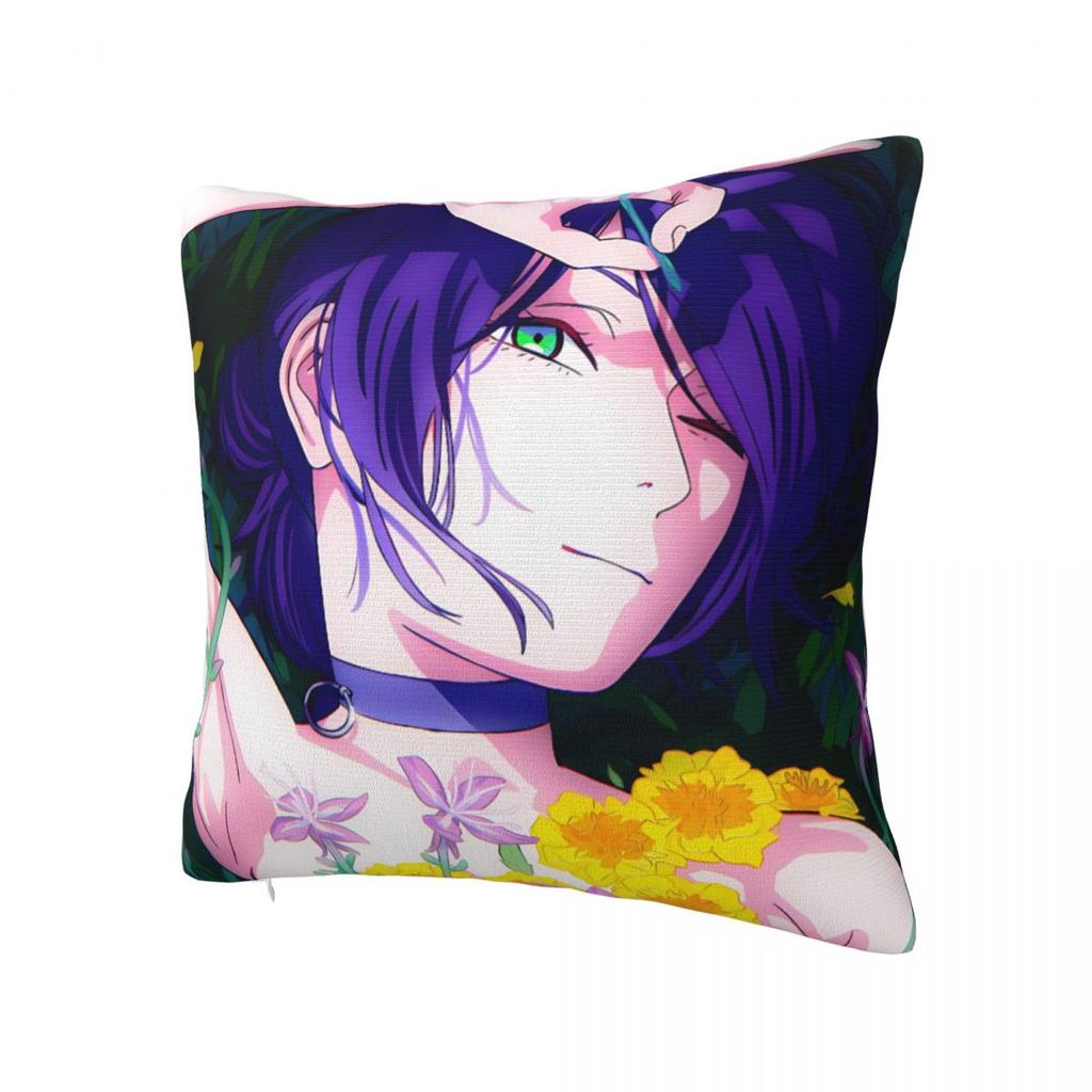 Anime Chainsaw Man Reze Pillowcase Soft Polyester Cushion Cover Decorations Throw Pillow Case Cover Home 40*40Cm