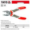 YATO Industrial Needle Nose & Diagonal Cutting Pliers Combo with Wire Strippers