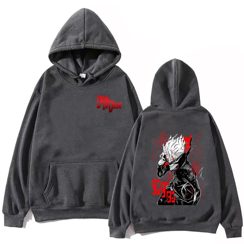 Dandadan Okarun Japanese Animation Hoodies Men Fashion Long Sleeve Sweatshirts Women Harajuku Streetwear Sudaderas