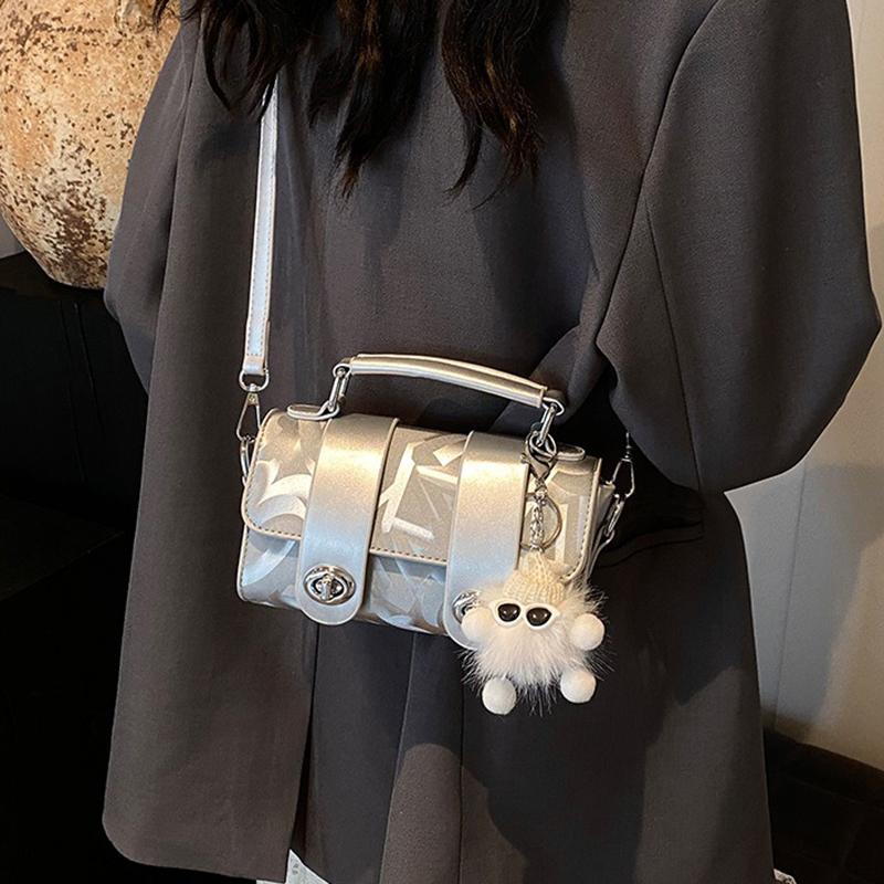 This Year's Popular Bags for Women 2024 Spring and Summer New High-end Portable Small Square Bags Trendy Versatile Shoulder Bags