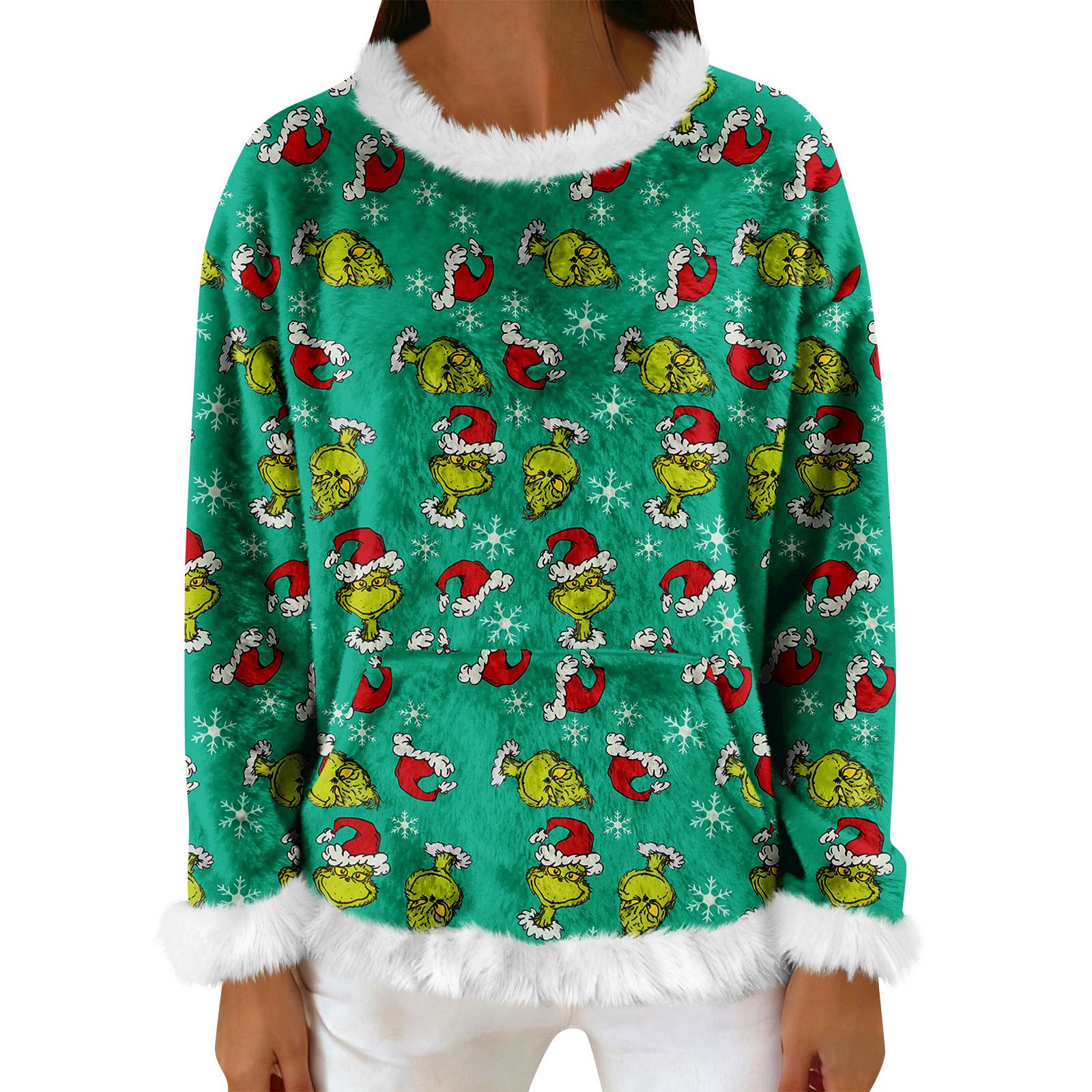 

Женский повседневный флисовый свитшот с длинными рукавами и круглым вырезом, удобный, свободного кроя, легкий, фланелевый свитшот для женщин XL винный