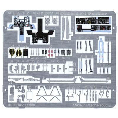 PLATZ 1/48 Ätzteile für die F-1 der Japanischen Luftselbstverteidigungsstreitkräfte (Erneuerungsausgabe) Kunststoffmodellteile