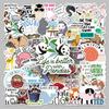 50 Animal Quote Stickers: Cute Pet Slogans for Graffiti, Fridge, Waterproof, Tea Cups